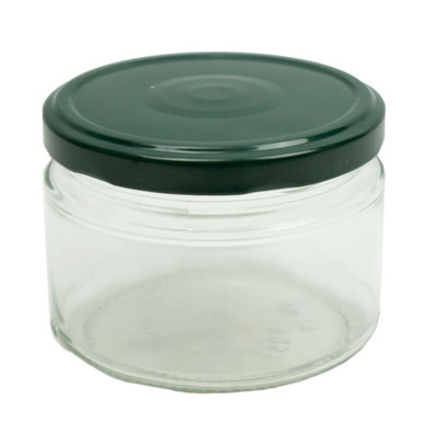 6 OUNCE CLEAR GLASS CYLINDER JAR PKG(6)