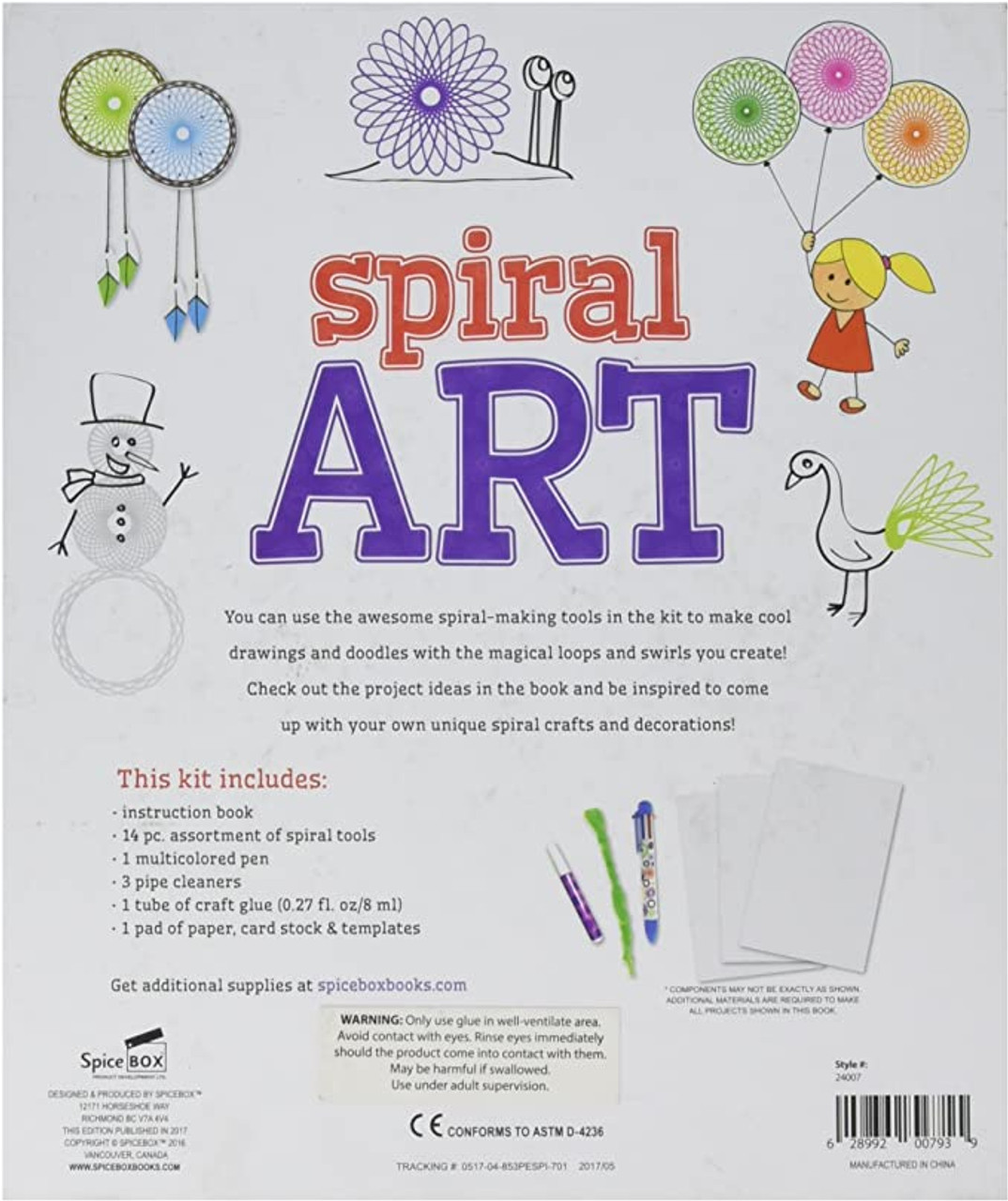 Spicebox Spiral Art for Young Artists Kit