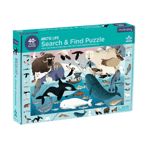 Search And Find Puzzle Arctic Life