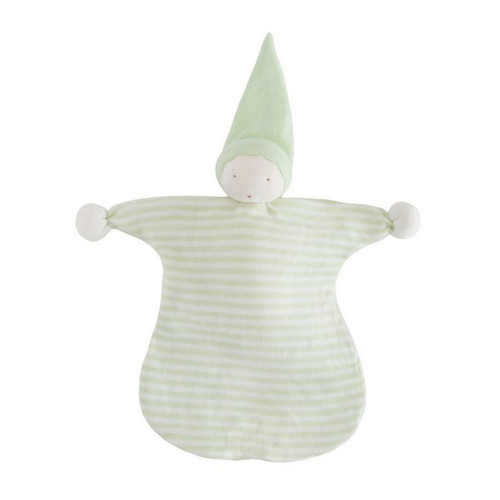 Sleeping Doll Lovey - Green Stripe