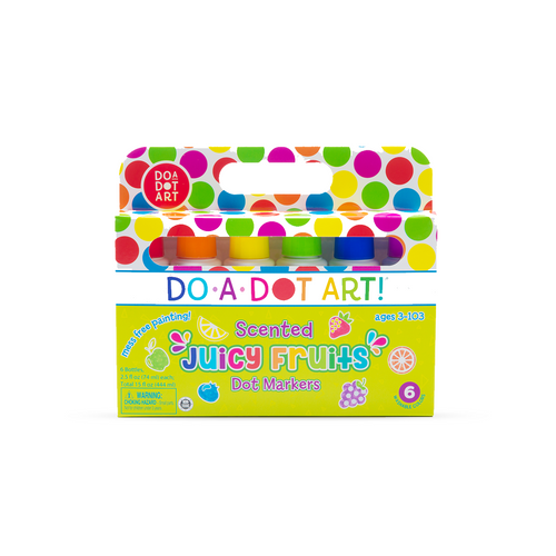 Scented Juicy Fruits Dot Markers 6 Pack