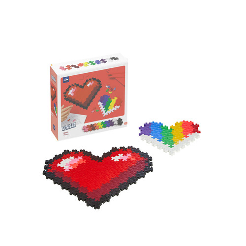 Puzzle By Number Hearts