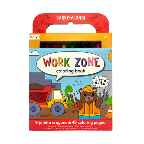 Work Zone Coloring Book - Carry Along
