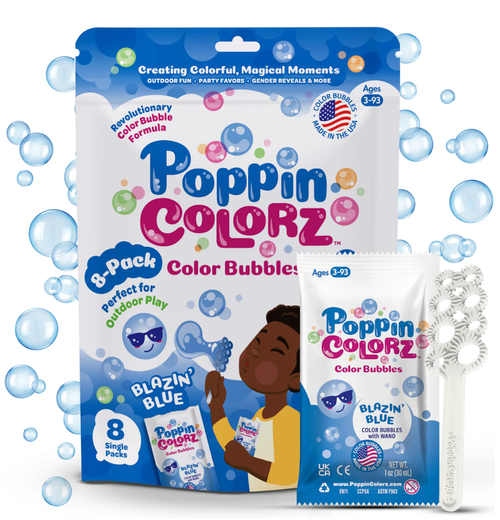 PoppinColorz Blazin’ Blue 8 Pack