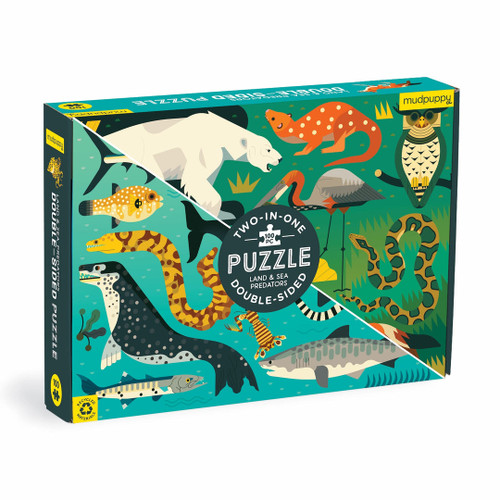 Land and Sea Predators Two-In-One Puzzle