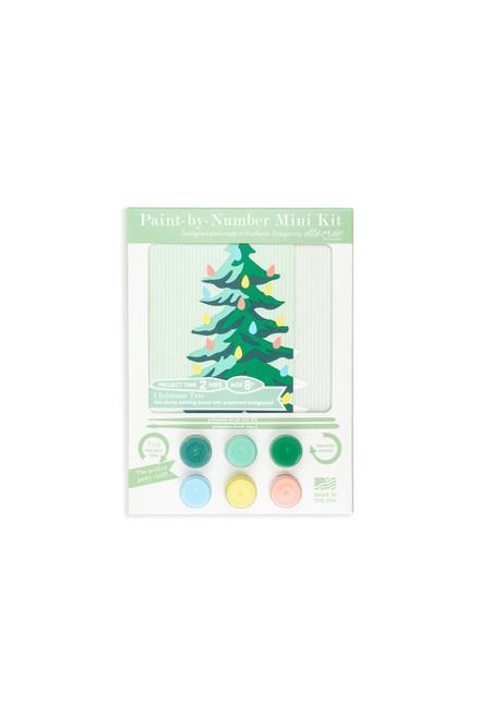 Mini Paint By Number Kit - Christmas Tree