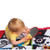 Baby-safe mirror and teethers
As baby becomes acclimated to one set of shapes, simply reverse the graphics and your little one will be drawn to the new baby shapes. This developmental playmat also includes a removable, baby-safe mirror for your little one to delight in self-discovery.