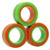 Fingears Orange-Green Med.