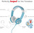 Headphones Light Blue