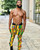 Unisex Drop Crotch Pants Kente (CLEARANCE UP TO 50%)