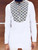 Long Shirt Ankara Prints White (CLEARANCE)