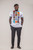 Short Sleeve T-Shirt Woodin African Print Square White