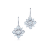 Kwiat Diamond earrings from the Petal Collection in 18K white gold