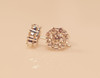 Diamond Clusters Earrings in 14kt white gold 1.00ct