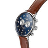 Canfield Chrono 43mm, Dark Cognac Leather Strap