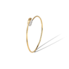 Lucia Collection 18K Yellow Gold and Diamond Hugging Cuff