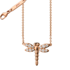 Diamond Critter Dragonfly "Grace" Necklace 