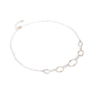 Marco Bicego® Marrakech Onde Pearl Collection 18K Yellow Gold and Pearl Link Five Station Necklace