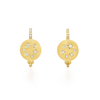 18K Diamond Cosmos Wire Earrings 