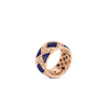 Palazzo Ducale Lapis and Diamond Band- Size 6 available 