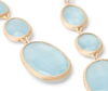 Marco Bicego® Siviglia Collection 18K Yellow Gold Aquamarine Four Drop Earrings