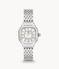 Meggie Stainless Steel Diamond Dial Watch