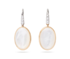Marco Bicego® Siviglia Collection 18K Yellow Gold Mother of Pearl Hook Earrings with Diamond Accent