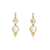 18K LUNAR DROP EARRINGS