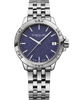 Tango Classic Ladies Quartz Deep Purple Frosted Dial Steel Date Watch, 30mm Stainless Steel Bracelet, Deep Purple Frost Dial, Indexes, Date, Stainless Steel Case