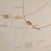 THE TORTOISE AND THE HARE NECKLACE in 18K Yellow Gold