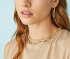 18K Jaipur Yellow Gold Oval Link Necklace