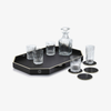 Octogone Tray L Black  