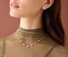 Siviglia  18K Yellow Gold Station Necklace with Diamonds