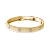 MACRI CLASSICA YELLOW AND WHITE GOLD SET BRACELET WITH DIAMONDS
