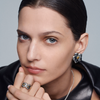 BLOSSOMS GOLD-PLATED SILVER AND VERMEIL ETERNELLE RING- GARDENIA
