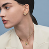 OPERA YELLOW AND WHITE GOLD PENDANT
