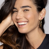 Stardust Mini Flower Diamonds Stud Earrings (.21ctw) 18k gold With Diamonds