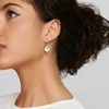 Rock Candy Mini Teardrop Earrings 925 SILVER IN MOTHER-OF-PEARL