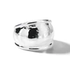 Classico Goddess Crinkle Hammered Dome Ring 925 silver - size 7