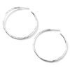Classico Medium Hammered Hoop Earrings 925 silver
