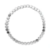 Classico Hammered Surface Flexible Necklace 925 silver