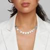 Classico Hammered Surface Flexible Necklace 925 silver