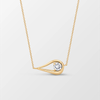 Harp Éclat Necklace- in 18K Yellow Gold