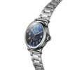 Runwell Watch- Black Mother of Pearl- Cadet Blue 