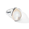 Rock Candy Medium Teardrop Ring 925 silver in Mother-of-pearl