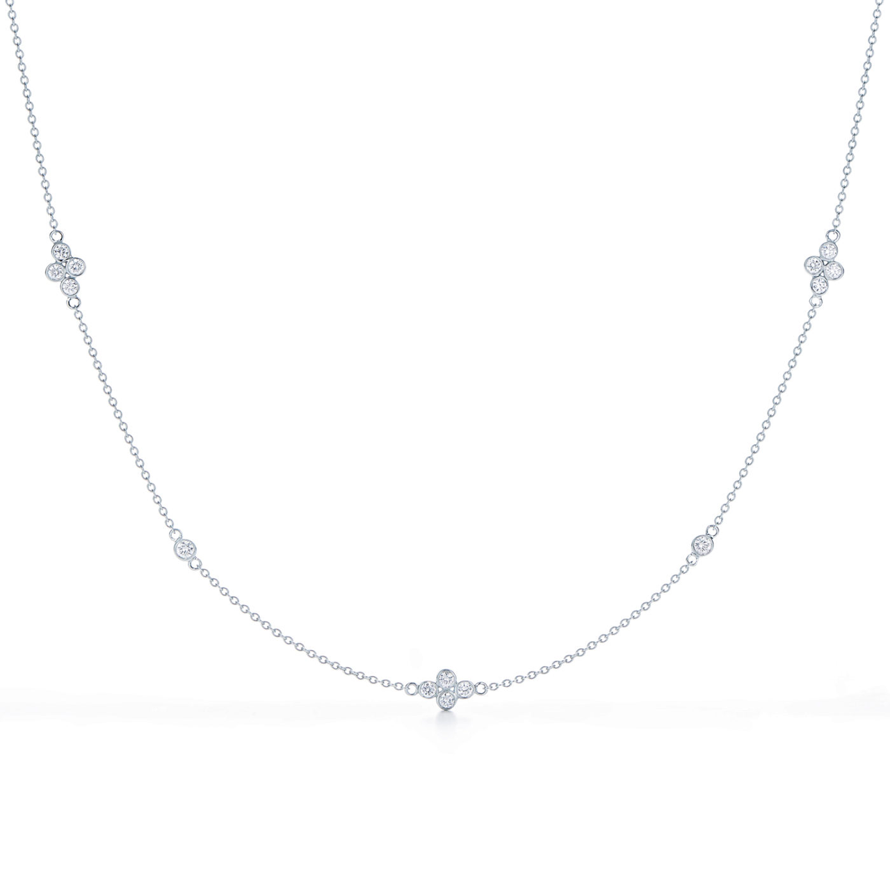 Kwiat Diamond String Necklace 18KT 