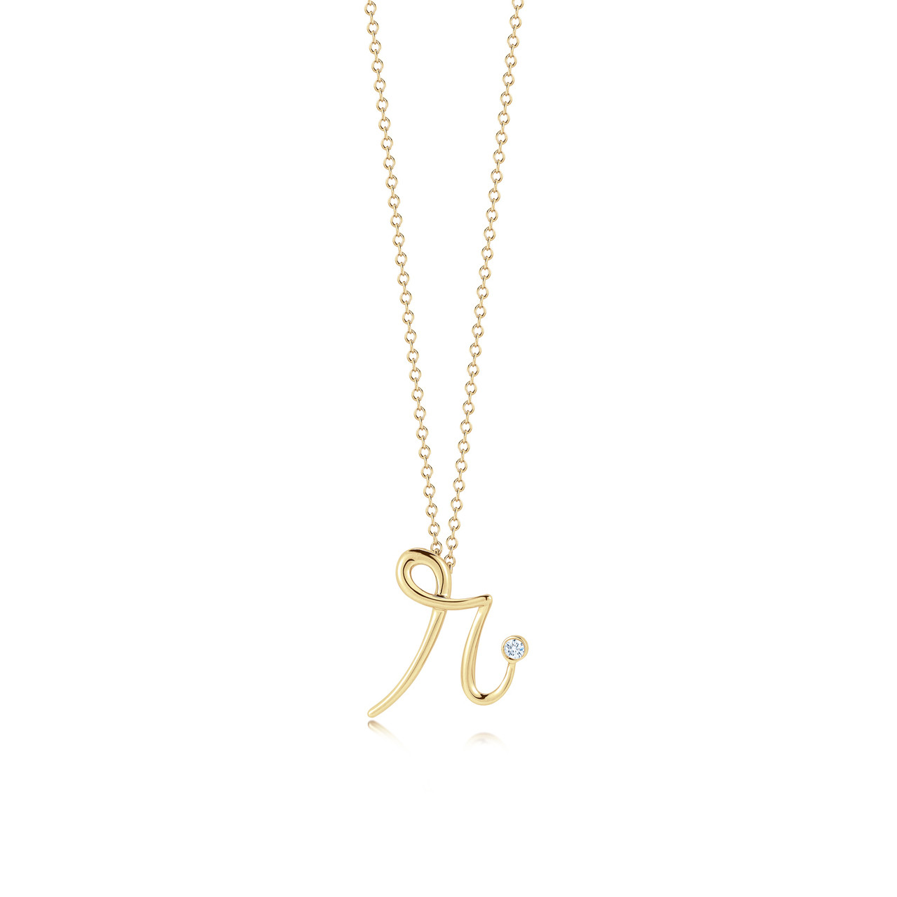 Kwiat Diamond Initial Pendant Pendant 