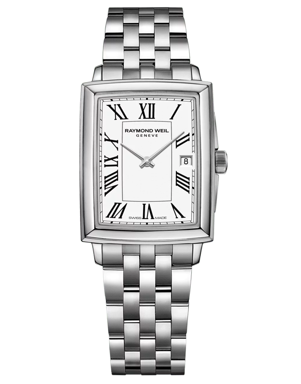 Raymond Weil Stainless Steel Ladies Watch with White Dial and Roman Numerals Raymond Weil Parsifal Steel White Roman Dial Quartz Ladies  main image 3