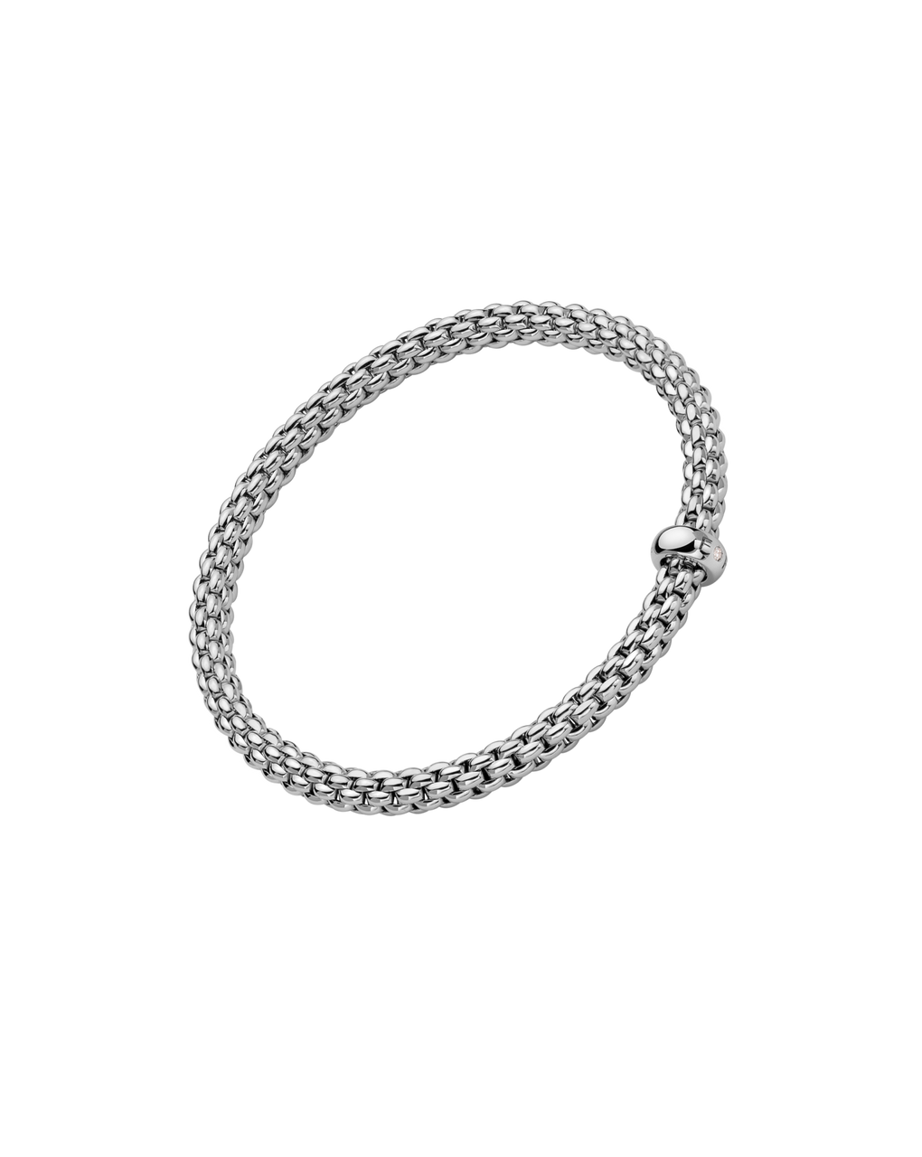 Fope Solo: Flex'it bracelet with a white diamond - R & M Woodrow