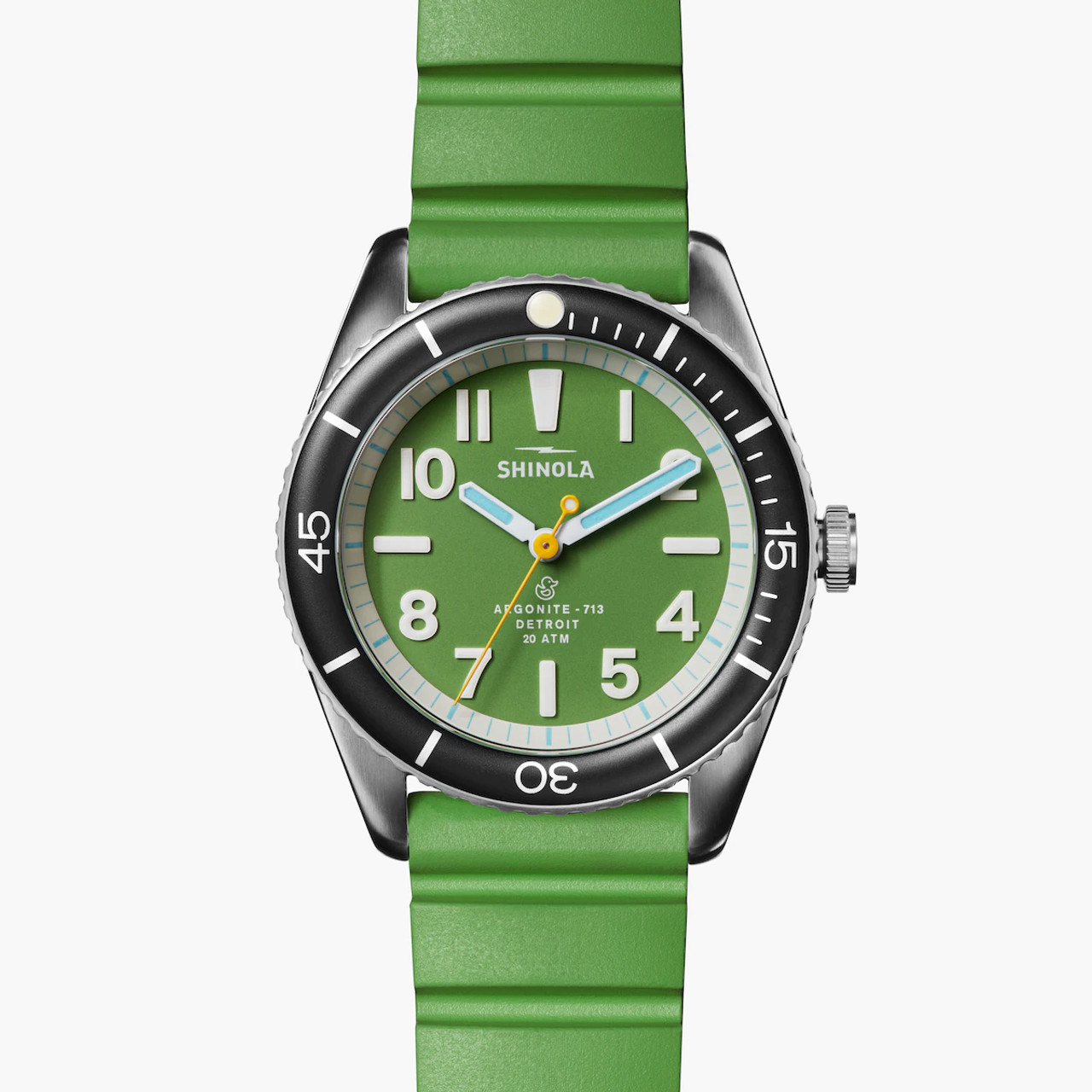 The Duck 42mm Green - R & M Woodrow Jewelers